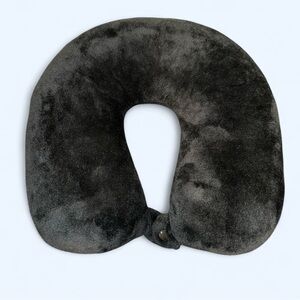 Walgreens Super Soft Travel Neck Pillow in Black
